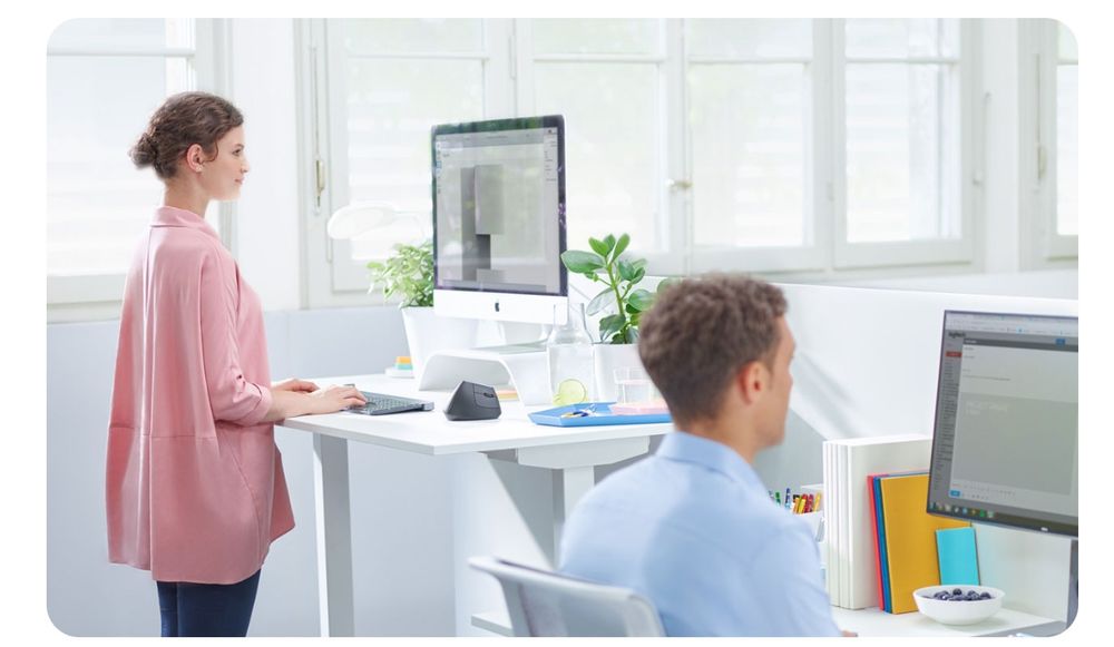 Ergonomic Wireless Mouse Mysz MX Vertical