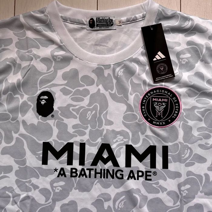 Футболка Bape Inter Miami,розмір S, M, L, XL. Футболка A Bathing Ape