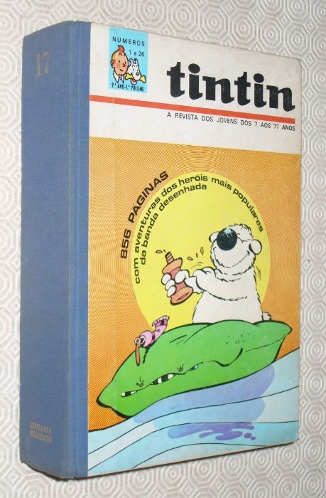 Tintin revista - volumes encadernados capa original Bertrand Tintim