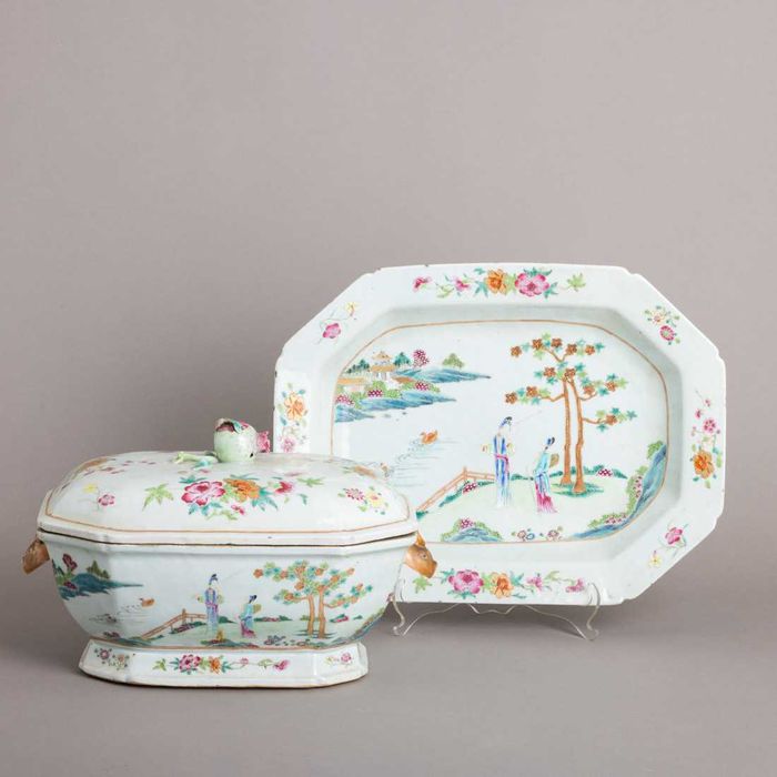 Covilhete em Porcelana da China - Companhia das Índias