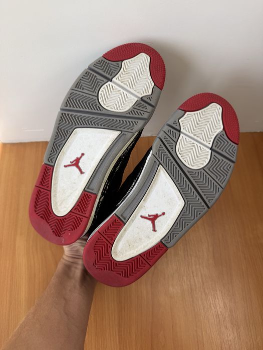 Кроссовки Nike Air Jordan 4 Retro размер 41 оригинал мужские чёрные джордан спортивные