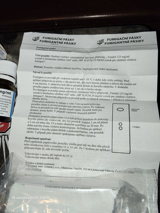 Paski spalania varidol