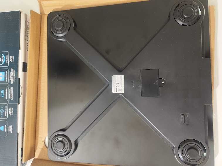 Waga łazienkowa szkło hartowane    Rowenta  czarna max 150 kg