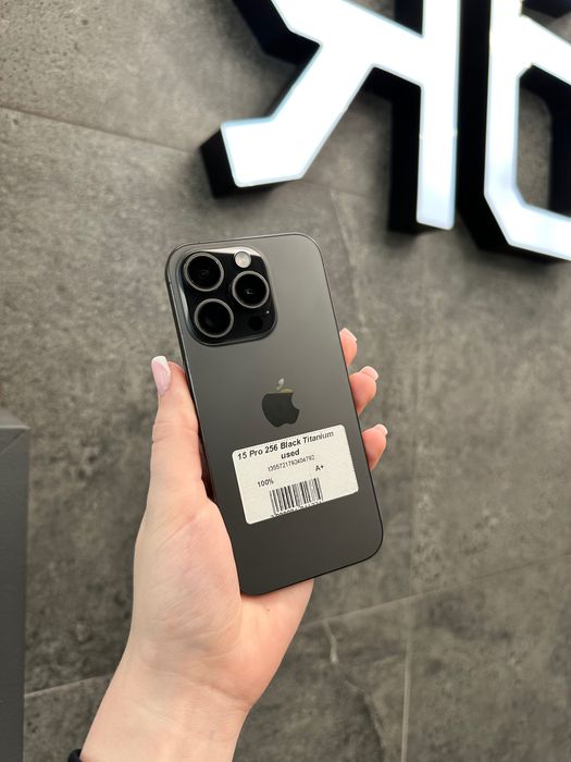 iPhone 15 pro 256 Black Titanium used в « Ябко» Запоріжжя