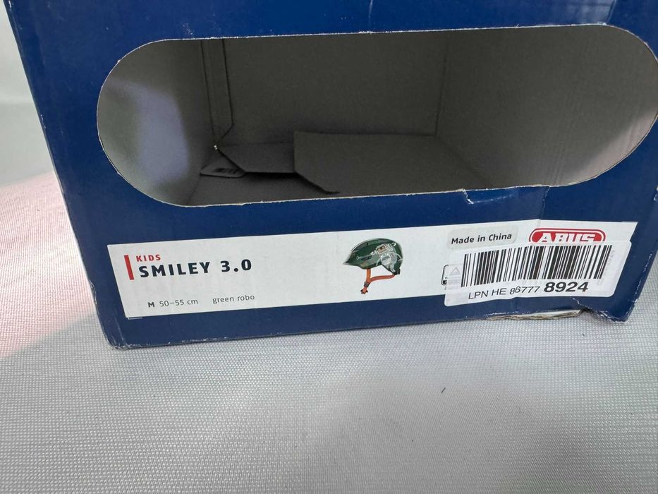 Kask rowerowy dziecięcy Abus Smiley 3.0 Green Robo M 50-55cm