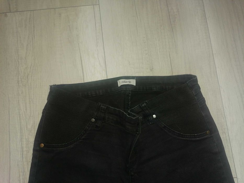 Spodnie ciążowe jeansowe obwod 76