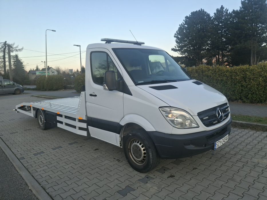 Mercedes Sprinter 3.0 d silnik m 57 winda najazd skrzyniowy maxi ...