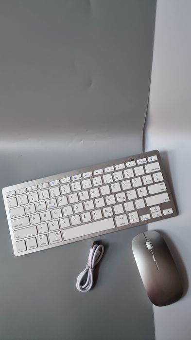 Bezprzewodowy zestaw klawiatura + mysz Bluetooth do tabletu i laptopa