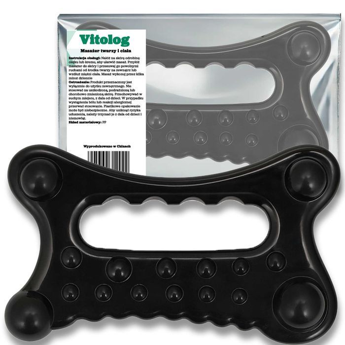 Masażer Do Twarzy Pod Oczy Podbródka Szyi Do Ciała Płytka Gua Sha