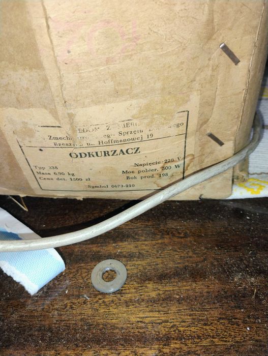 Odkurzacz predom zelmer z opakowaniem