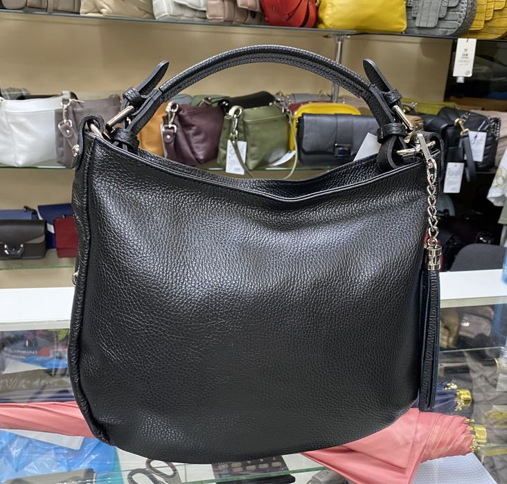 Сумка мягкая кожаная Женская сумка на плечо сумка из мягкой кожи Итали