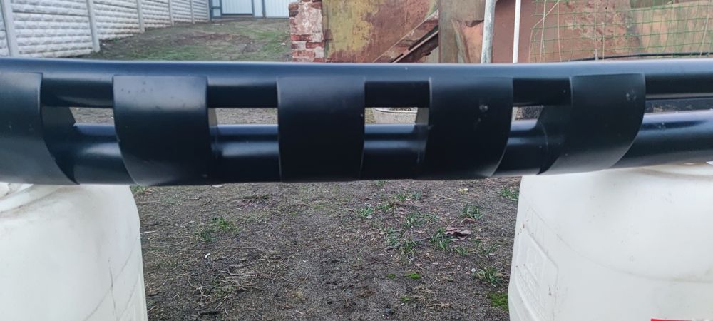 Нержавіючий захист переднього бампера на Mitsubishi Padgero Sport  2 (