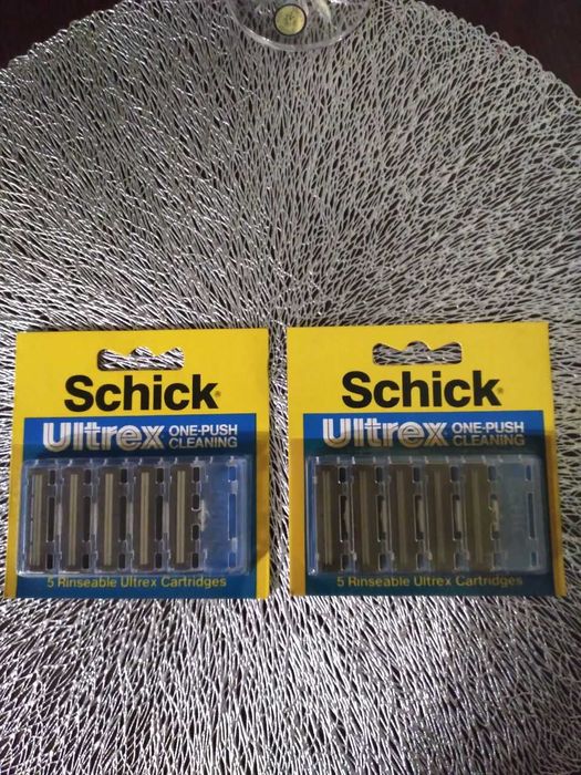 Новые кассеты марки "Schick Ultrex" для бритья 2 шт. (10шт) 140 грн.