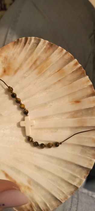 dziesiątek różańca bransoletka z kamieni naturalnych