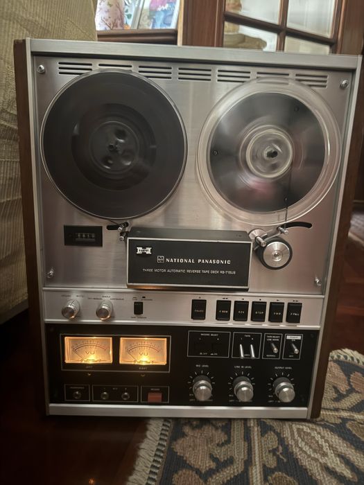 Gravador bobines RS-715US National Panasonic (Technics) reel to reel