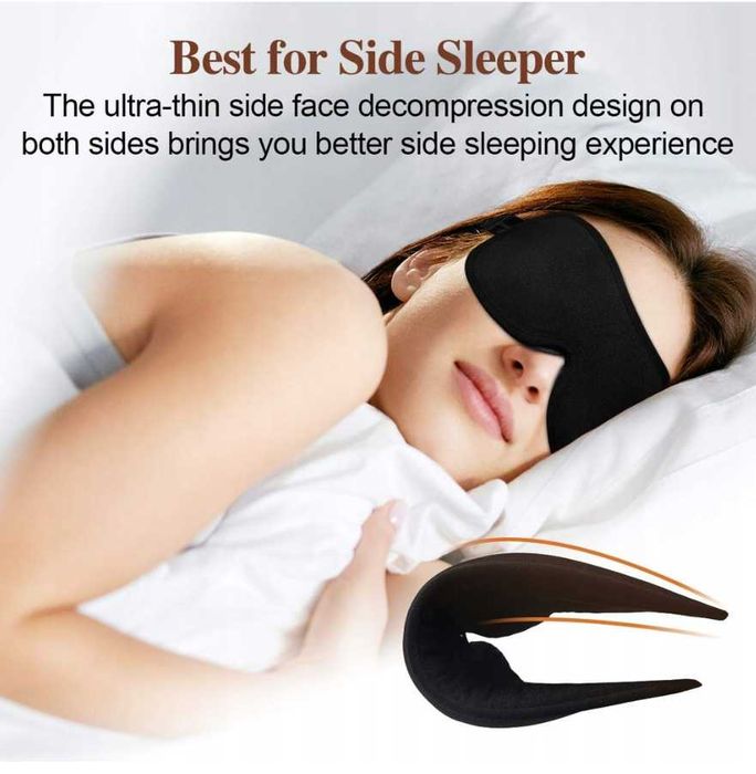 Boniesun Maska Opaska na oczy 3D