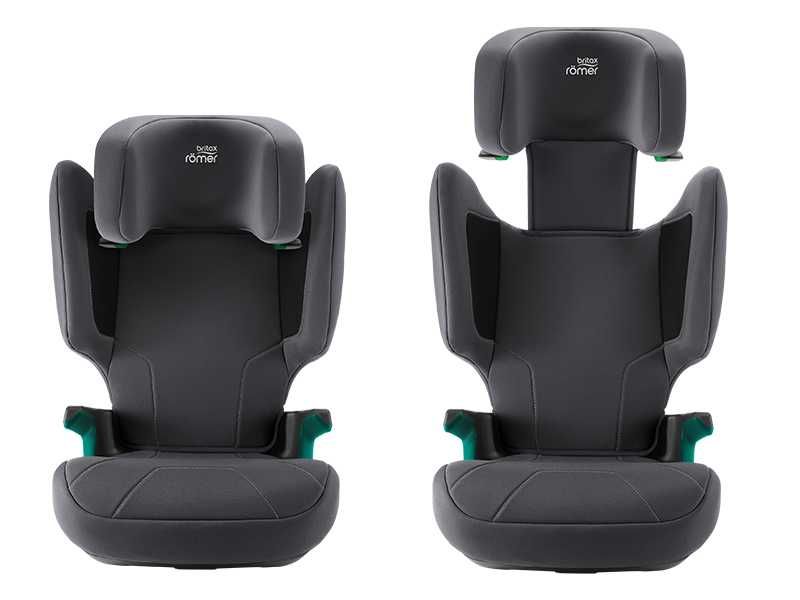 Fotelik Britax Hi-liner isofix, pasy, od 100 cm-150 cm, regulowany