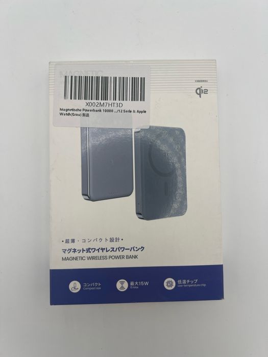 Powerbank Magnetic Wireless do Apple 1000
