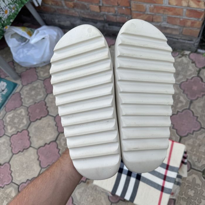 Тапочки, шлепанцы Adidas Yeezy Slide Beige, 47-48 размер, Оригинал, Тапки Сланцы Шльопанці