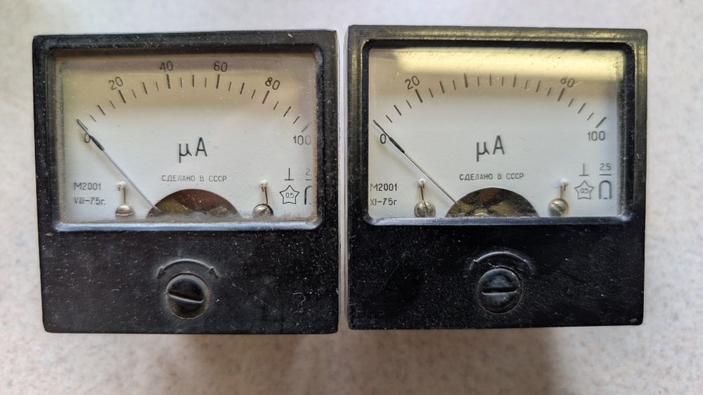 Амперметри постійного струму М2001