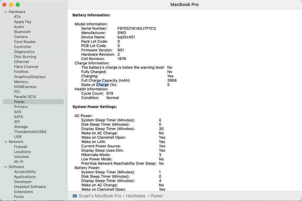 Mac Book Pro 13" i7 2020 32gb 512GB