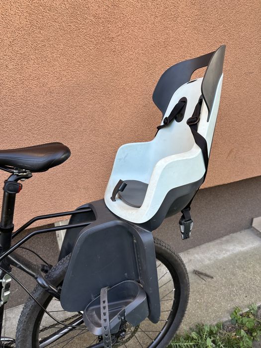 Fotelik Krzesełko rowerowe Bobike dla dzieci różowy i miętowy