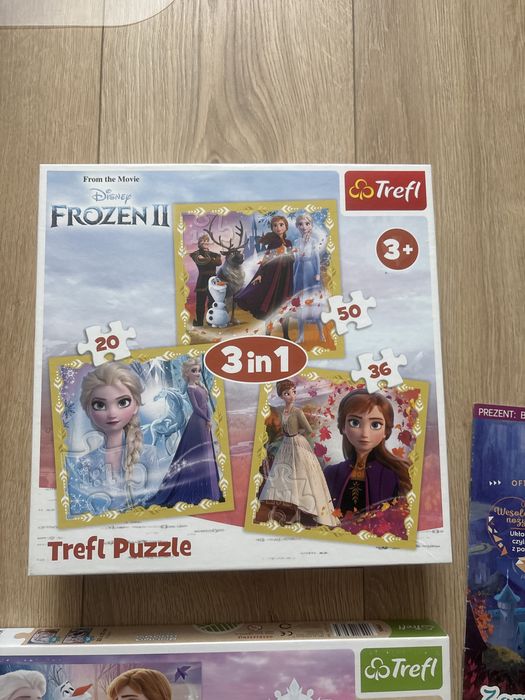 Puzzle Kraina Lodu gratis gazetki i naklejki
