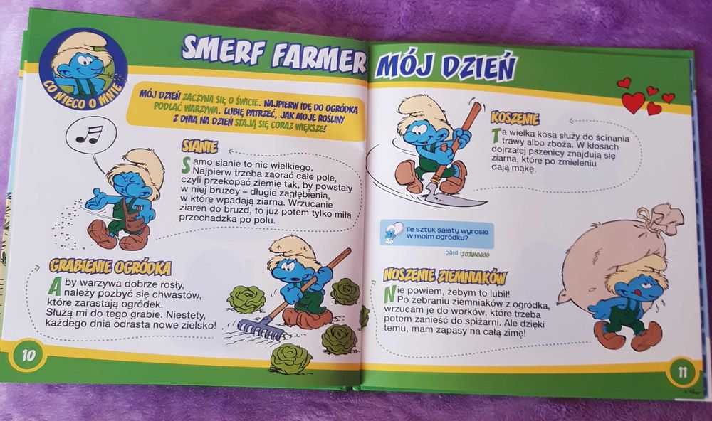 Książeczka Smerf Farmer.