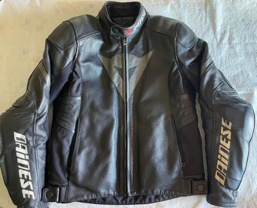 Blusão Motard Dainese pele