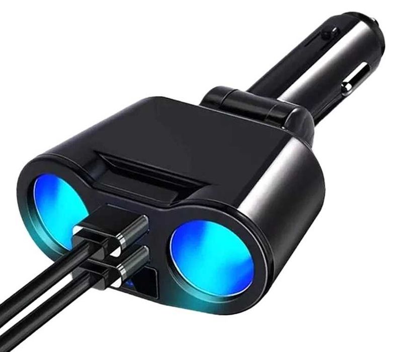Rozdzielacz zapalniczki 12V + 2x USB 5V * Video-Play Wejherowo