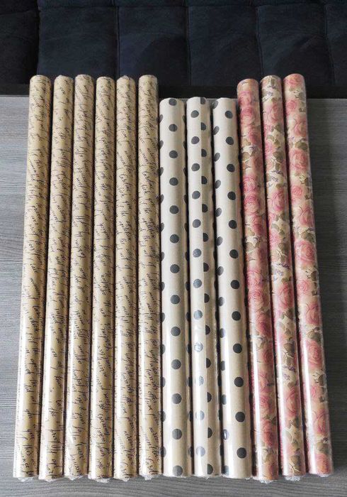 Крафтовий папір двосторонній для пакування квітів