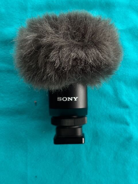 Microfone Sony ECM-M1 para camera.