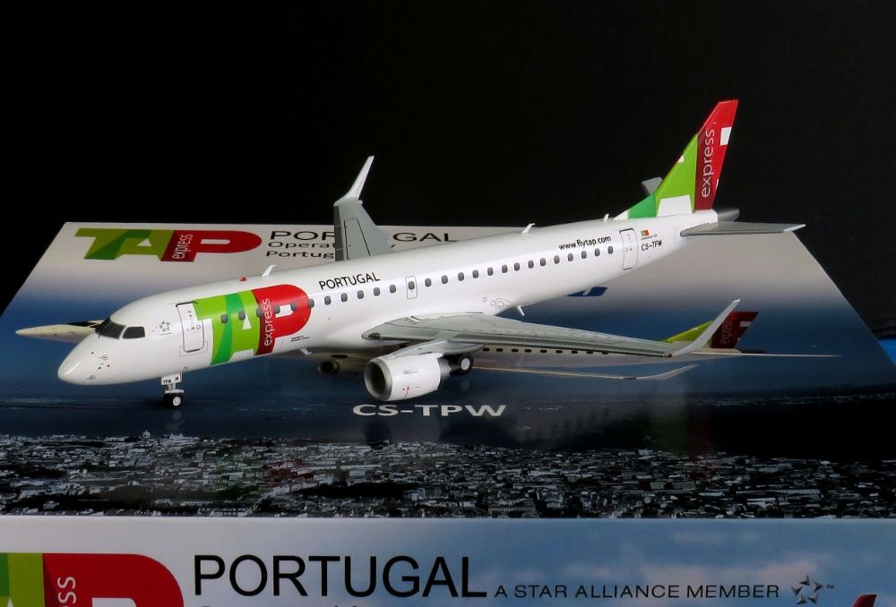 Tap Express EMB-190 escala JC Wings 1/200 super raro Póvoa De Varzim,  Beiriz E Argivai • OLX Portugal