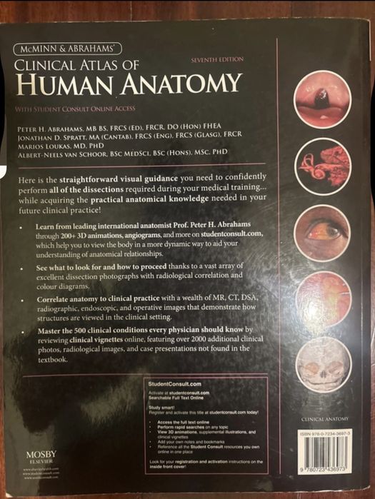 McMinn&Abrams Clinical Atlas of Humam Anatomy