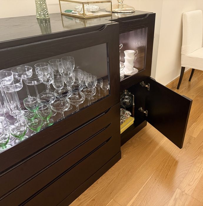 Movel de Maseira em castanho/Preto