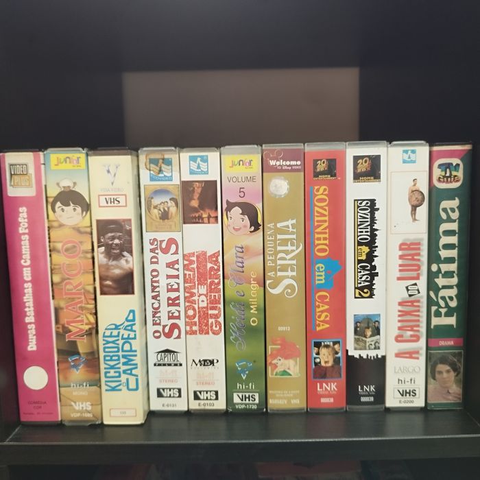 Conjunto de 41 VHS