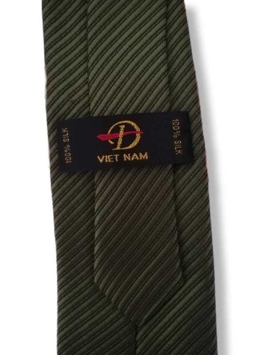 Męski krawat w paski Viet nam 100% silk