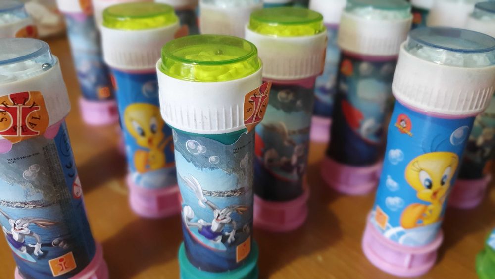 Frascos de Fazer Bolas de Sabão