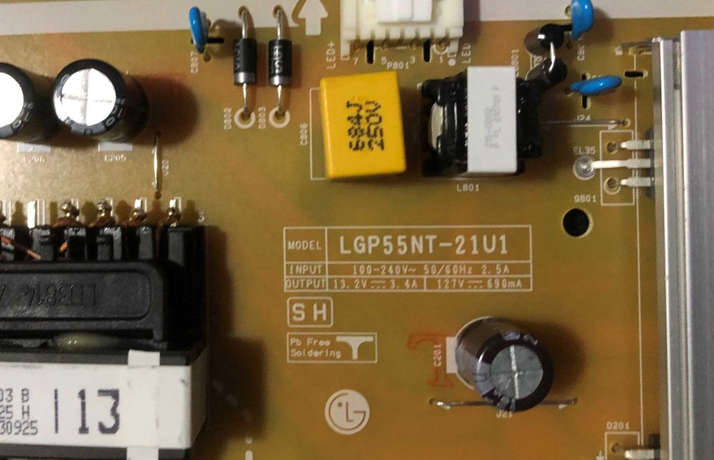 Peças LG 55UP80006LR  EAX69501.702 LGP55NT-21U1  EAX69581.703 Testadas