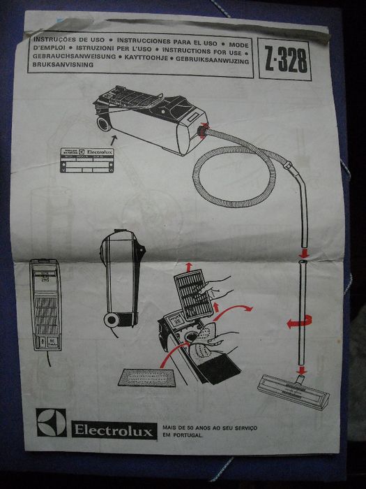 Varios catalogos instrucoes antigos Electrolux e Pertos