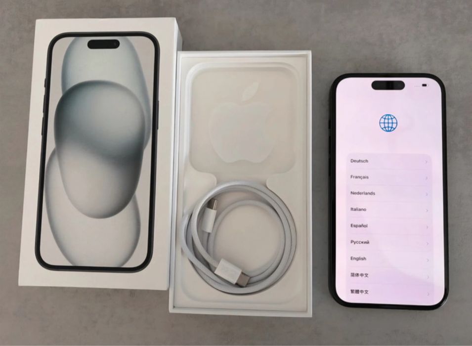 iPhone 15 Plus 256gb BLACK from Germany(Neverlock)