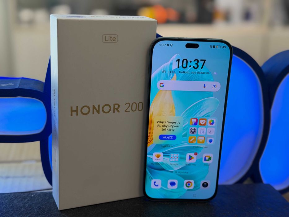Smartfon Honor 200 Lite 8/256GB 6,7" 108Mpix Niebieski / RATY