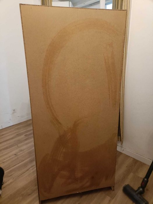 Roupeiro KLEPPSTAD com 2 portas, branco 79x176cm