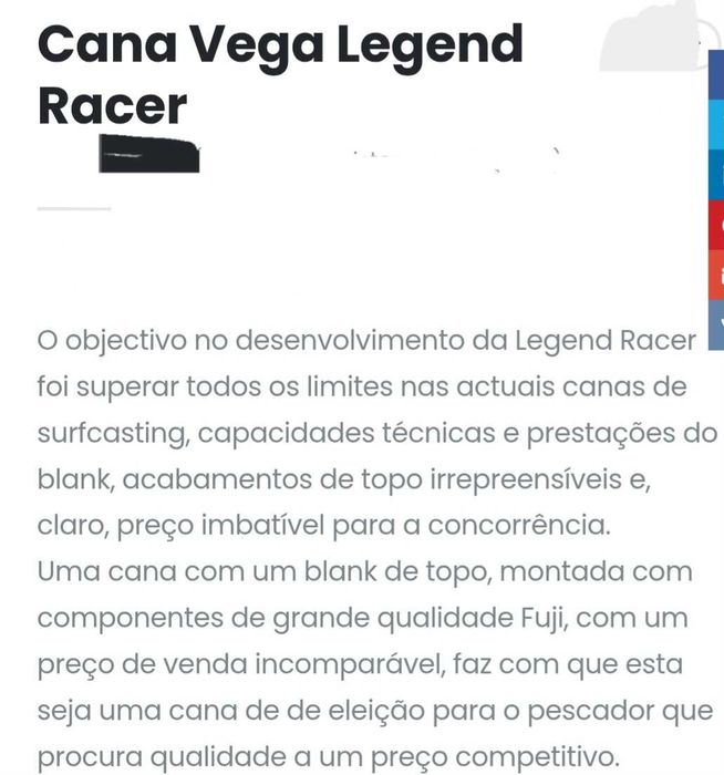 Cana Vega Legend Racer 4.20mts.