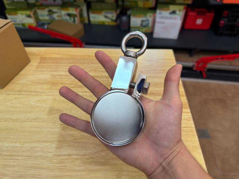 250 кг Магніт Неодимовий (Двосторонній) LNT- 70 + Трос 20 метрів (6мм)