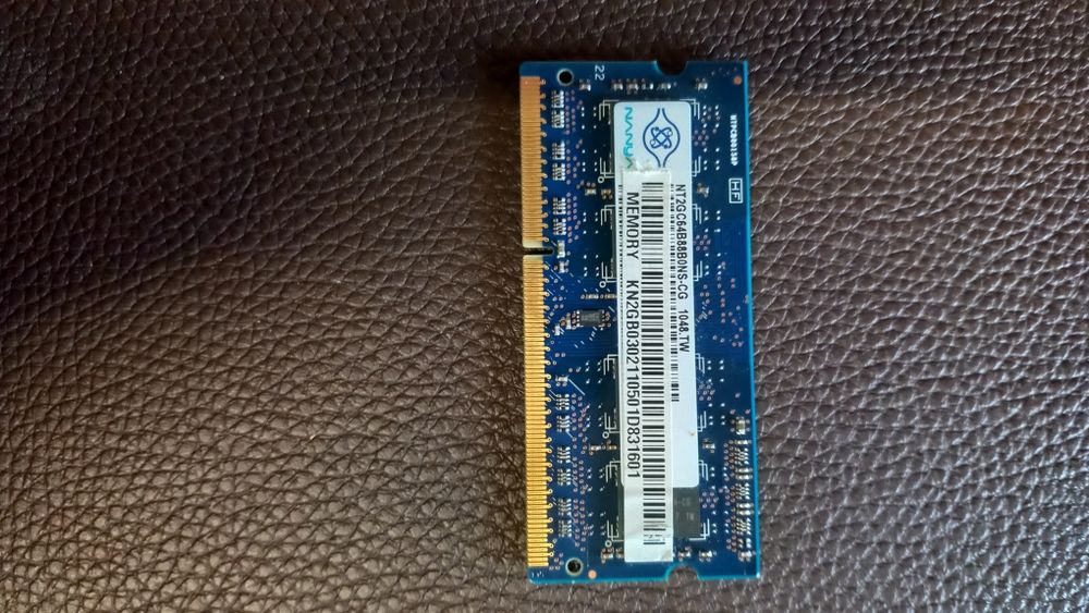 Ram's portátil DDR 3 2G