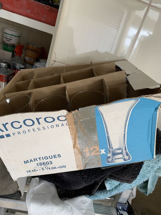 Copos varios sumo martini capuchino calice