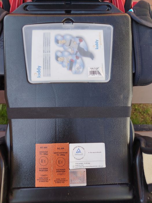 Fotelik KIDDY 15 - 36 kg, isofix.