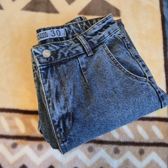 Джинси жіночі Sasha Original Denim Woman Mom, 30 розмір