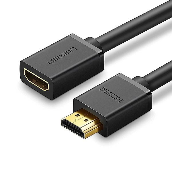 Kabel Ugreen Hd107, 10145 Hdmi (męski) - Hdmi (żeński) 4k 3m - czarny